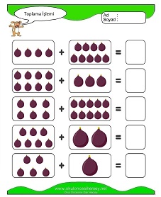Toplama İşlemi Çalışma Sayfaları